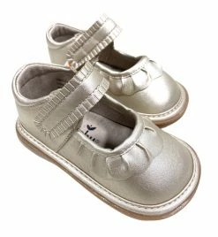 MOOSHU SHOES Molly Gold Squeaky Mary Jane