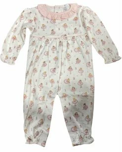 BABY LOREN PINK BALLERINAS PIMA ROMPER