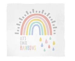 STEPHEN BABY Swaddle Blanket - Let's Chase Rainbows Baby Accessories