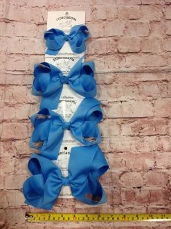 Beckys Copen Blue Hairbow
