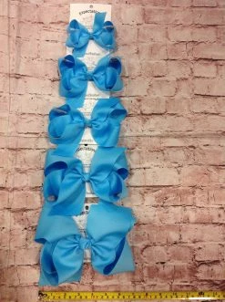Beckys Mystic Blue Hairbow Baby Accessories