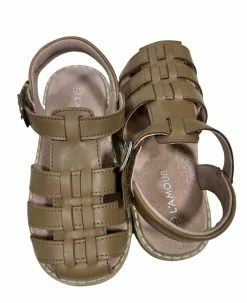 L'Amour Emerson Fisherman Sandal Mocha Shoes