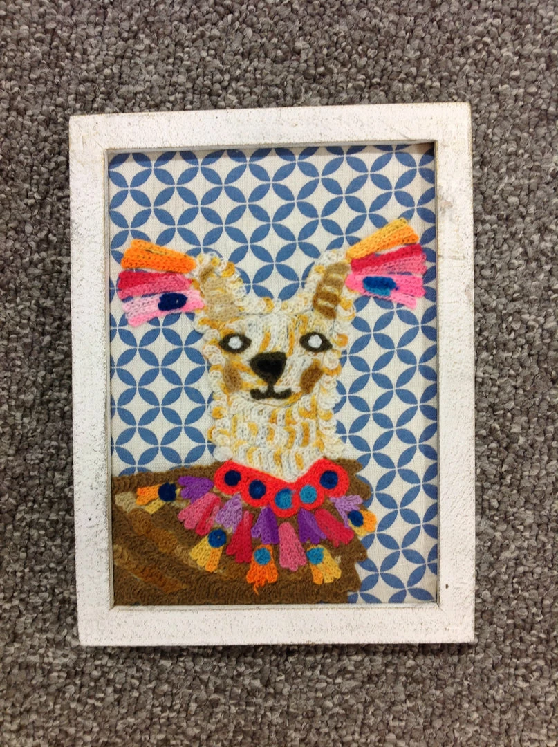 Brand new 🌟 Karma Living 6x8 Stitch Wall Art-Ll Decor 🎉 1 Karma Living 6x8 Stitch Wall Art-Ll Decor