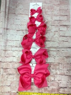 Beckys Baby Accessories Shocking Pink Hairbow