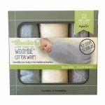 Baby Registry Woombie 3pk Cotton Wraps BL