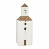Mudpie Decor Small White Church Sitter