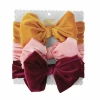Mudpie Accessories Yellow Velvet Headband Set