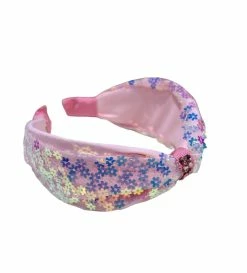 Bari Lynn Flower Sequin Headband
