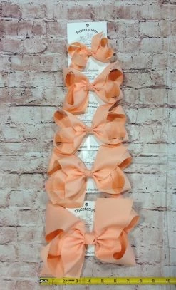 Beckys Baby Accessories LIGHT CORAL HAIRBOW