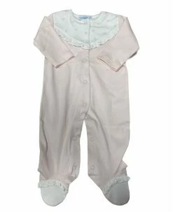 Cotton Peru Pima MY BABY HEARTS FOOTSIE Infant Clothing