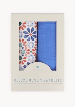 Little Unicorn Swaddle Blanket Set - Kaleidoscope