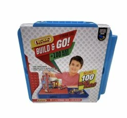 Anker Play Build & Go Storage Case W/100 Blocks Toys