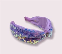 Bari Lynn Flower Sequin Headband