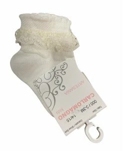 BEYOND CREATION Natural Fine Scottish Yarn Sock W/Lace