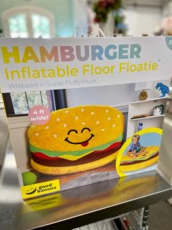 GOOD BANANA HAMBURGER INFLATABLE FLOOR FLOATIE