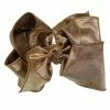 BEYOND CREATION Medium Silk Shimmer Bow Bronze Baby Accessories