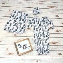 Queen Maddyn Infant Clothing Deserted Cactus Stretchy Swaddle