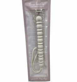 Three Hearts Baby Accessories Mason Silicone Paci Clip