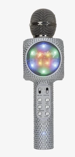 WIRELESS EXPRESS Sing Along Bling Karaoke Mic Toys