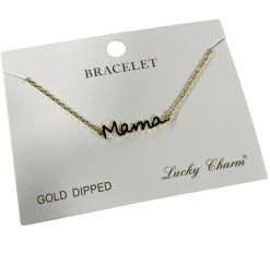 Mudpie Accessories Mama Script Bracelet