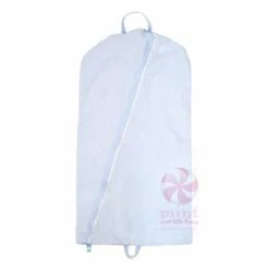 Oh Mint Baby Blue Seersucker Garment Bag
