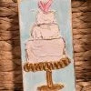Coddiwomple Designs 3x6 Wedding Cake Decor