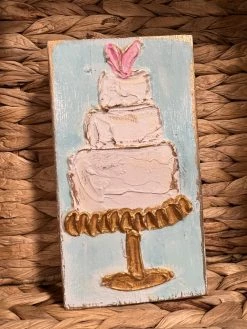 Coddiwomple Designs 3x6 Wedding Cake Decor