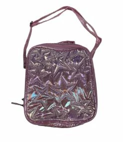 Bari Lynn Pink Puffy Star Lunch Bag