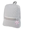 Oh Mint GREY SEERSUCKER SMALL BACKPACK Baby Accessories