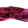 Headbands Of Hope Maroon Velvet Infinity Turban