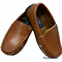 JOSMO Tan Boys Casual Loafer Shoe Shoes