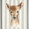 Antique Curiosities Baby Deer In Grey Frame