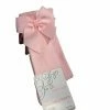 Baby Registry Pink Knee Socks W/Side Bow