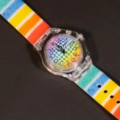 WATCHITUDE Rainbow Cake Light Up Watch