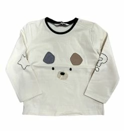 Mayoral Fall Puppy Face Long Sleeve Tee