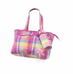 Oh Mint Baby Accessories Popsicle Plaid Seersucker Diaper Bag