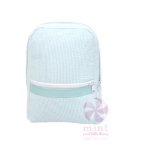 Cheapest โค๏ธ Oh Mint Mint Seersucker Small ๐ Backpack ๐งจ 1 Oh Mint Mint Seersucker Small Backpack