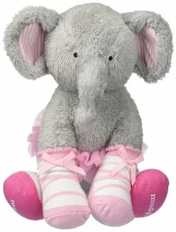 Mudpie Accessories Baby Accessories PLUSH ELEPHANT WITH SOCKS