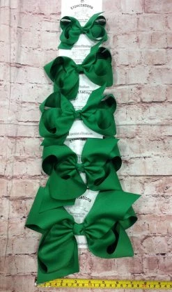 Beckys Emerald Green Hairbow Baby Accessories