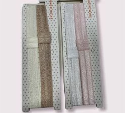 BEYOND CREATION Baby Accessories Elastic Add A Bow Headband SET Size 0-3m