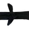 Headbands Of Hope Black Solid Knotted Headband