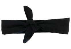 Headbands Of Hope Black Solid Knotted Headband