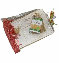 Mudpie Decor Cross Sentiment Platter W/Dill Ranch Crackers Set