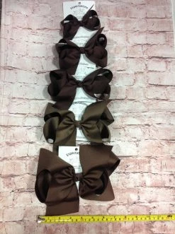 Beckys Brown Hairbow
