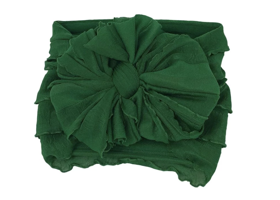 Hot Sale 😍 IN AWE ❄ Christmas Green Knotted Headband Baby Accessories ✨ 1 IN AWE Christmas Green Knotted Headband Baby Accessories