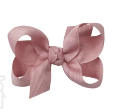 BEYOND CREATION 3.5'' Medium Bow Mauve Baby Accessories