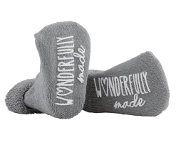 STEPHEN BABY Wonderfully Made Grey Socks Baby Accessories