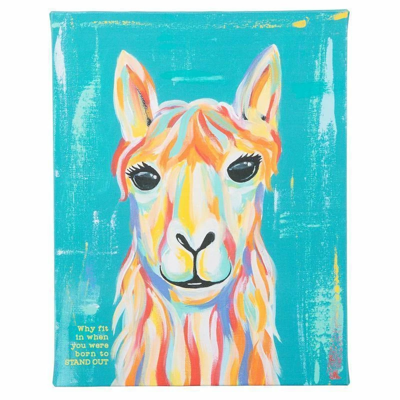 Best Pirce 👏 GLORY HAUS Decor 11x14 Llama Canvas ⭐ 1 GLORY HAUS Decor 11x14 Llama Canvas
