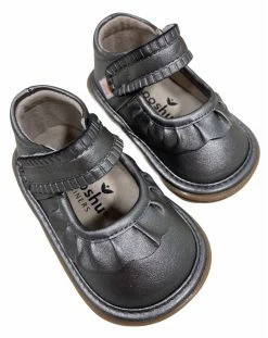 MOOSHU SHOES Molly Pewter Squeaky Mary Jane