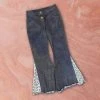Adorable Sweetness Fall New Arrivals Crochet Flare Bell Bottom Jeans
